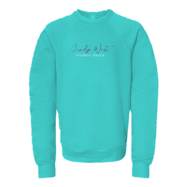 Youth Unisex Solid Raglan Sweatshirt Thumbnail